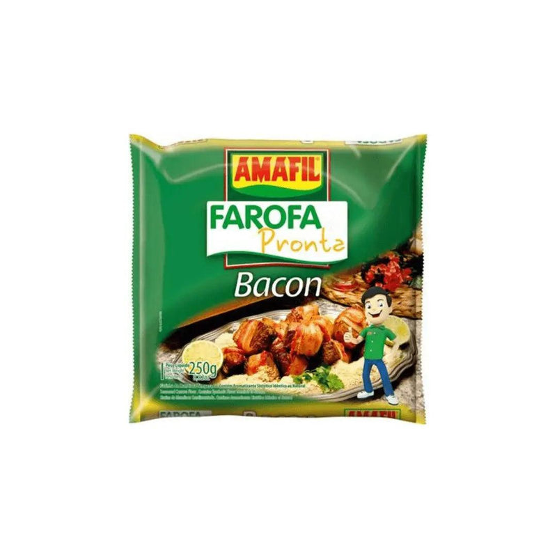 Farofa Mandioca Bacon Amafil 250g - MEUBRASILONLINE