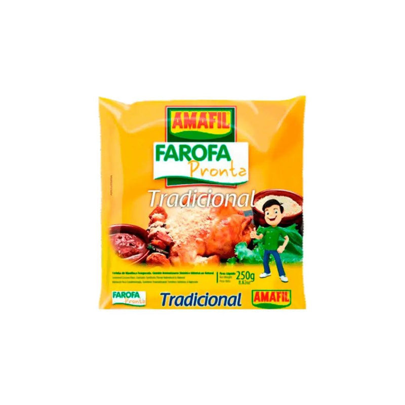 Farofa Mandioca Tradicional Amafil 250g - Meu Brasil On Line