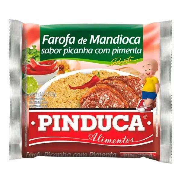 Farofa Picanha com pimenta Pinduca 250g - MEUBRASILONLINE