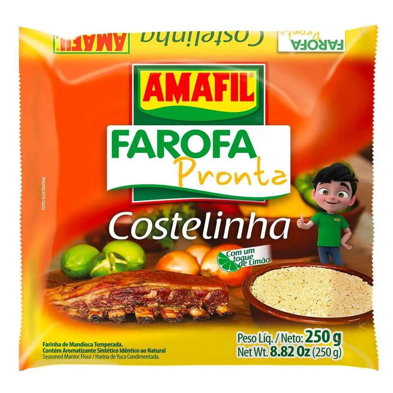 Farofa Pronta Costelinha Amafil 250g - MEUBRASILONLINE