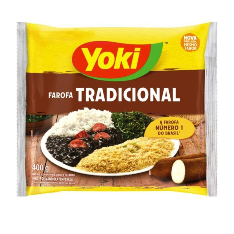 Farofa Yoki Tradicional 400g - Meu Brasil On Line