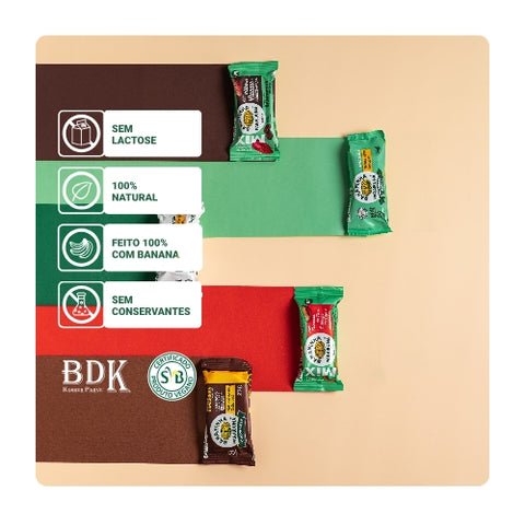 Pacote Favoritos Bananinha Paraibuna 200g