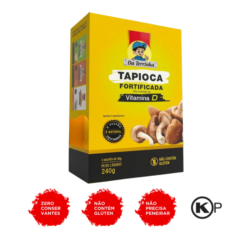 TAPIOCA FORT. DA TERRINHA VIT D 240G