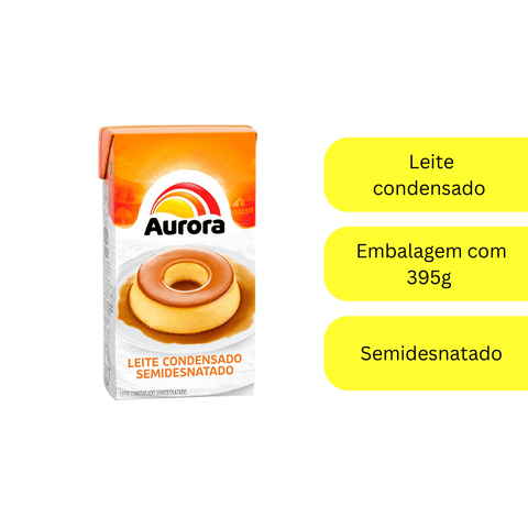 Aurora Semi-Skimmed Sweetened Condensed Milk 395g