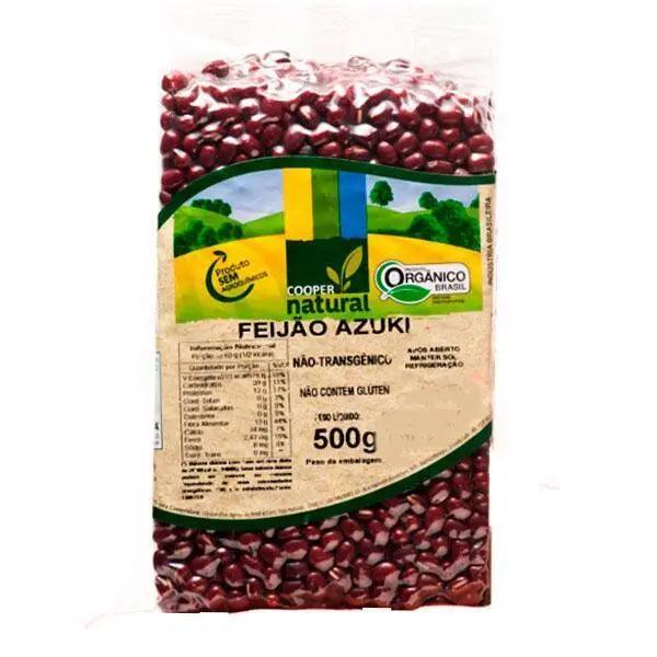 Feijão Azuki Orgânico Coopernatural 500g - Meu Brasil On Line