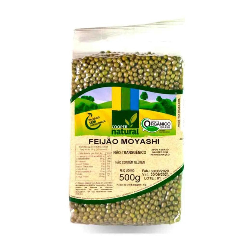 Feijão Moyashi Orgânico Coopernatural 500g - MEUBRASILONLINE