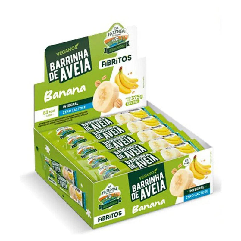 Fibritos com Banana Biosoft (Cx c/ 15 un de 25g) - MEUBRASILONLINE