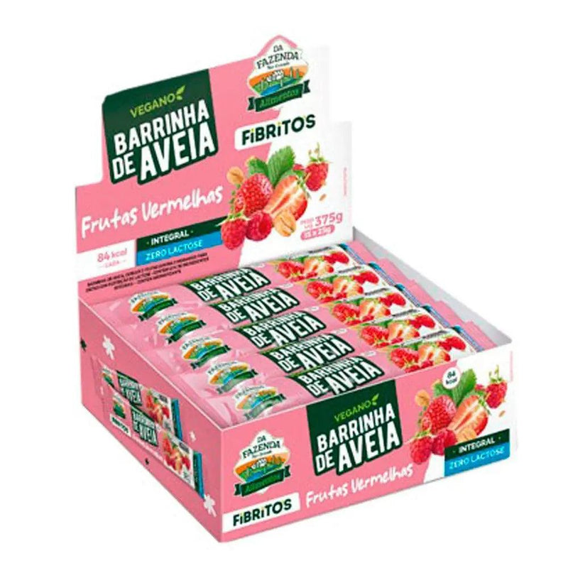 Fibritos com Frutas Vermelhas Biosoft (Cx c/ 15 un de 25g) - MEUBRASILONLINE