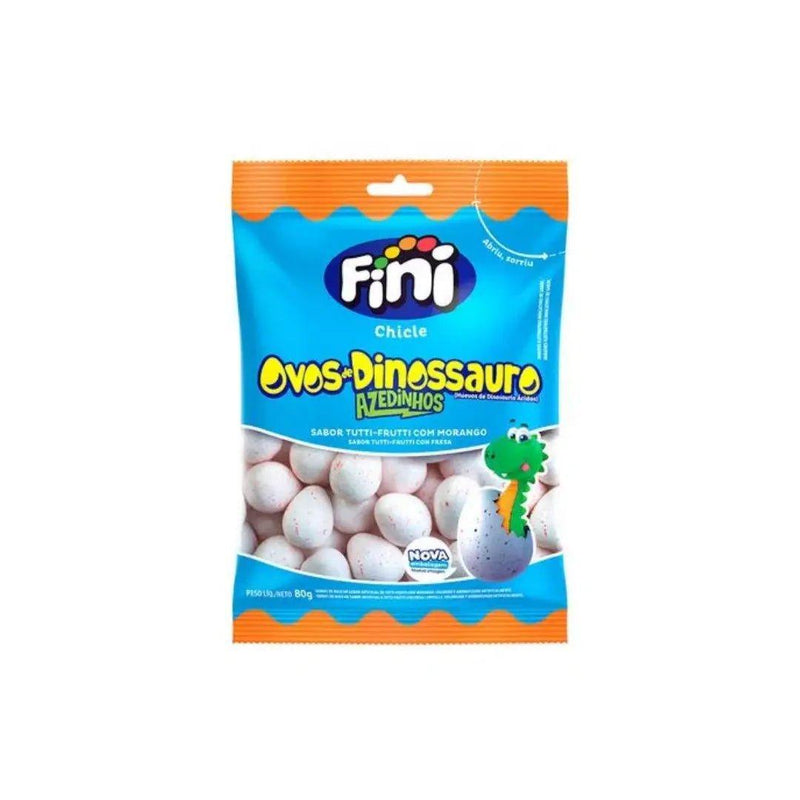 Fini Chicles Ovos Dinossauro 80g - MEUBRASILONLINE