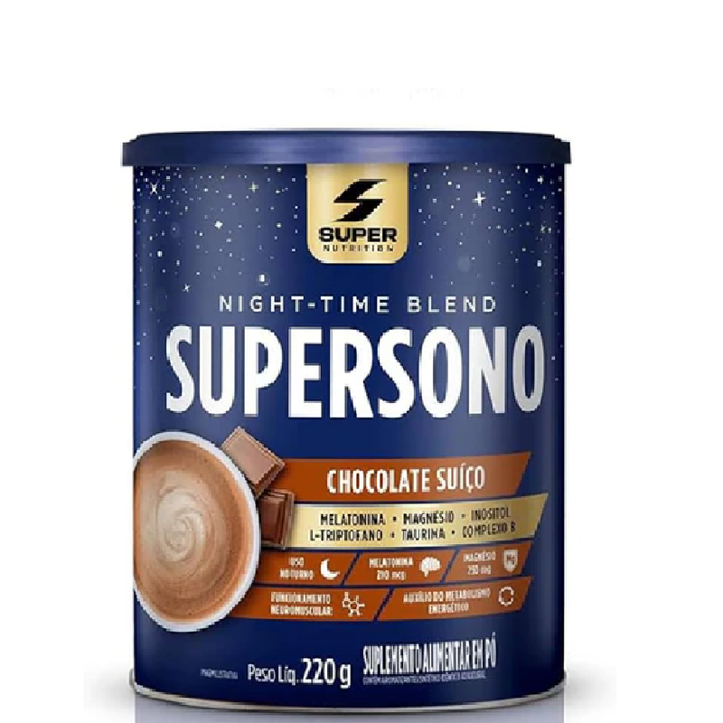 Supersono Sabor Chocolate Suíço 220G - MEUBRASILONLINE