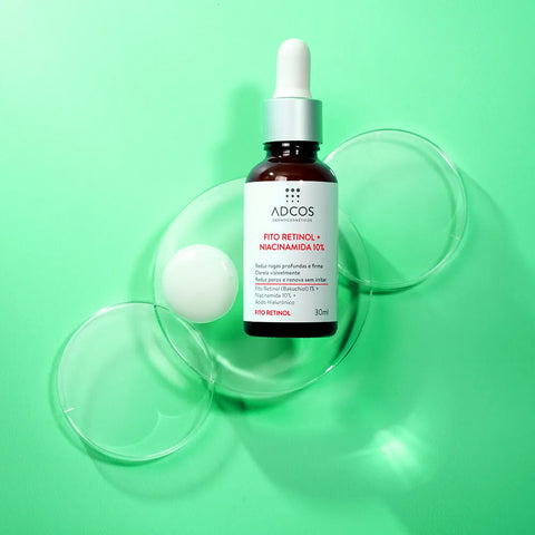 Adcos Fito Retinol + Niacinamida 10% - Sérum Anti-Idade - 30ml