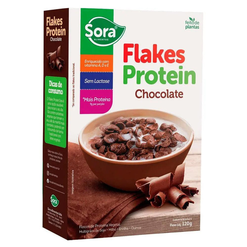 Flakes Protein Chocolate Sora 120g - Meu Brasil On Line