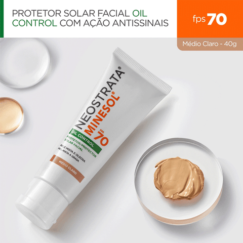 Neostrata Facial Sunscreen SPF 70 Minesol Oil Control Medium Light 40g