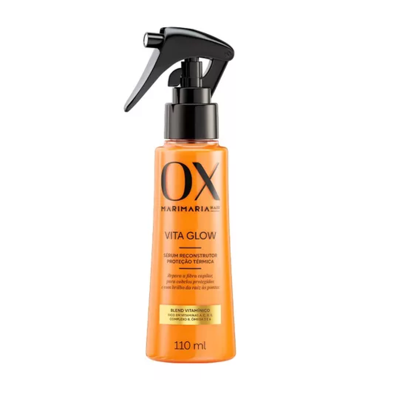 Ox Sérum Reconstrutor e Proteção Térmica Vita Glow 110ml - MEUBRASILONLINE