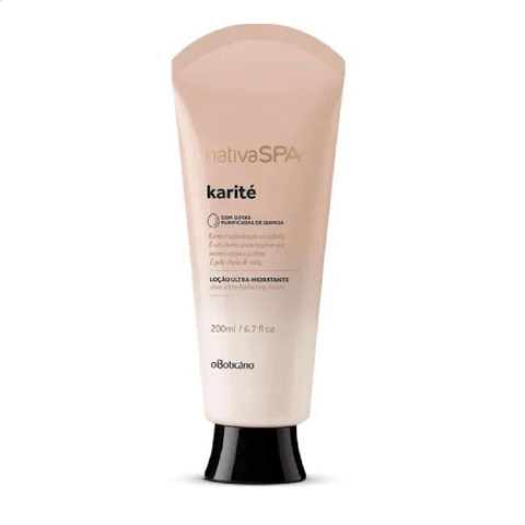 Boticario Nativa Spa Karitte Loção Ultra-Hidratante Corporal 200ml - MEUBRASILONLINE