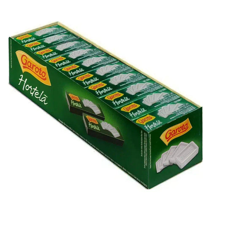 Garoto Pastilha Hortela Box 40 x 17g - MEUBRASILONLINE