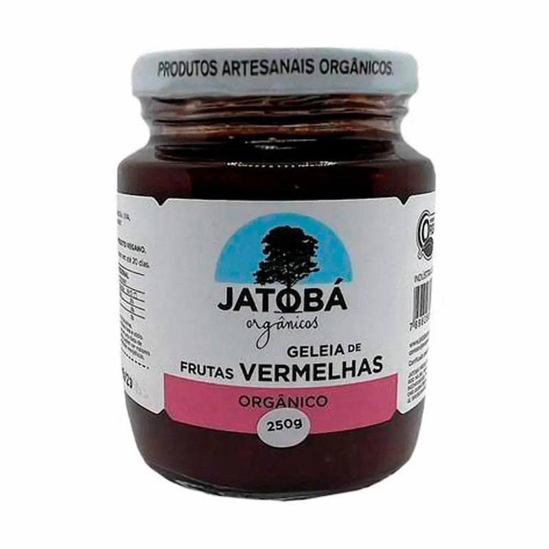 Geleia de Frutas Vermelhas Orgânica Jatobá 250g - MEUBRASILONLINE