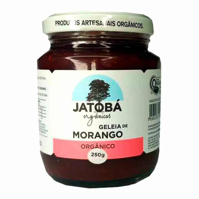 Geleia de Morango Orgânica Jatobá 250g - Meu Brasil On Line