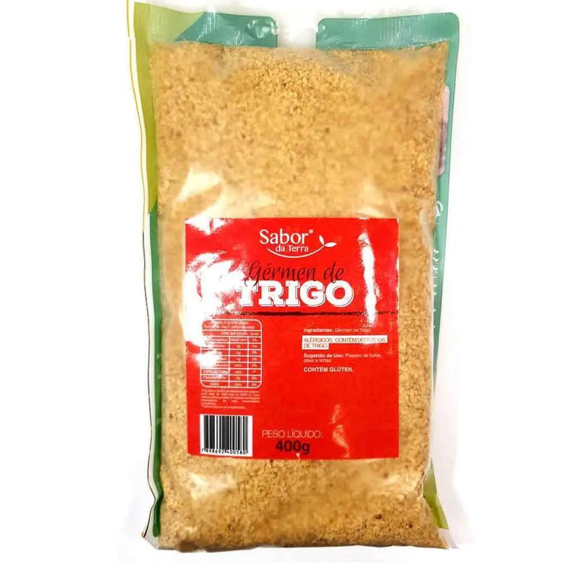 Germen de Trigo Tostado Sabor da Terra 400g - MEUBRASILONLINE