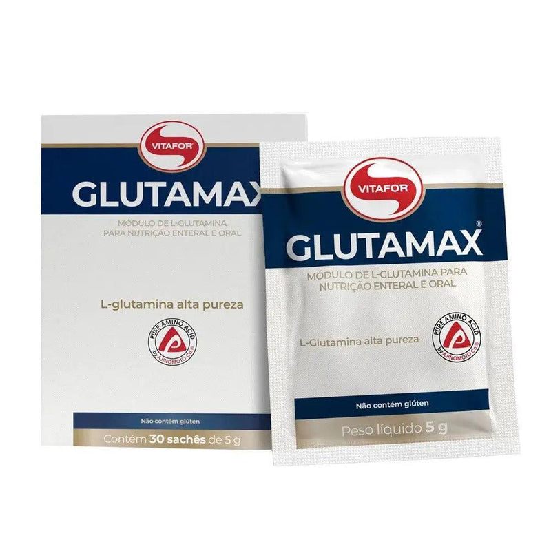 Glutamina Glutamax Vitafor 30 Sachês De 5g - MEUBRASILONLINE