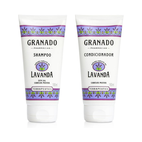 Granado Terrapeutics Lavender Shampoo + Conditioner (180ml Each)