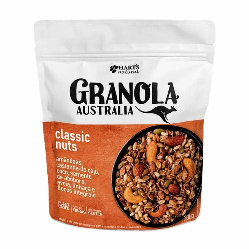 Granola Australia Classic Nut's Hart's Natural 300g - Meu Brasil On Line