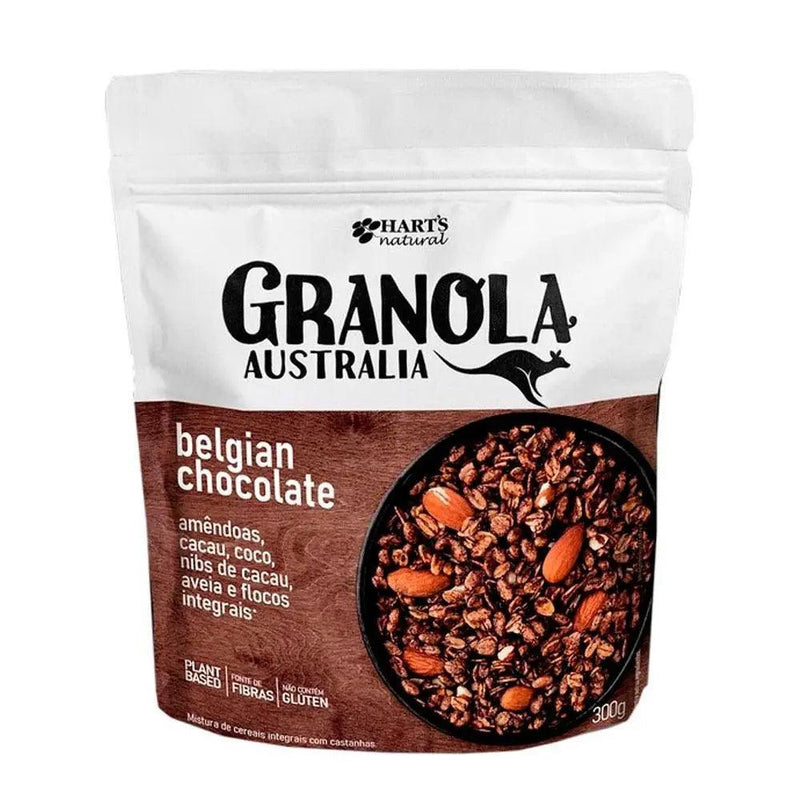 Granola Belgian Chocolate Hart's Natural 300g - Meu Brasil On Line