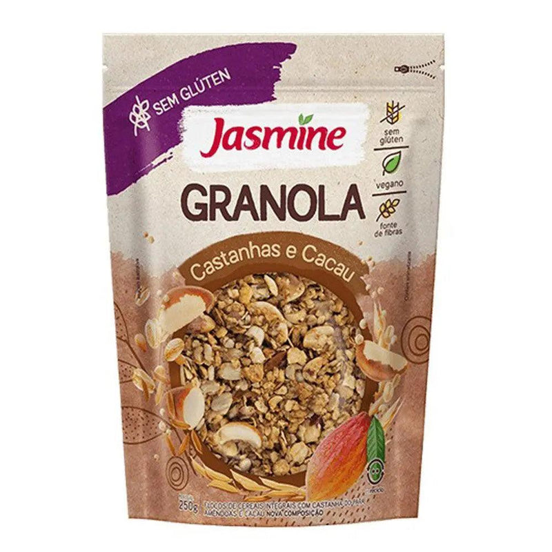 Granola Castanha de Caju e Cacau Jasmine 250g - MEUBRASILONLINE