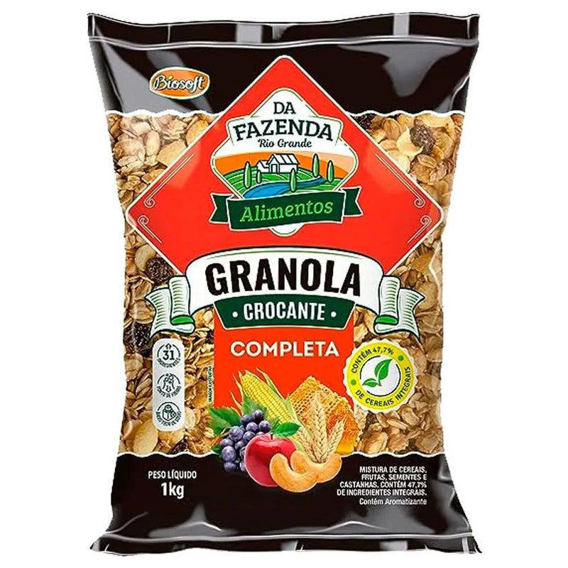 Granola Crocante Tradicional Biosoft (1Kg) - Meu Brasil On Line