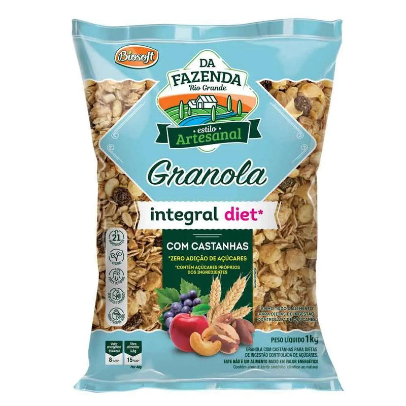 Granola Integral Diet Biosoft (1Kg) - Meu Brasil On Line