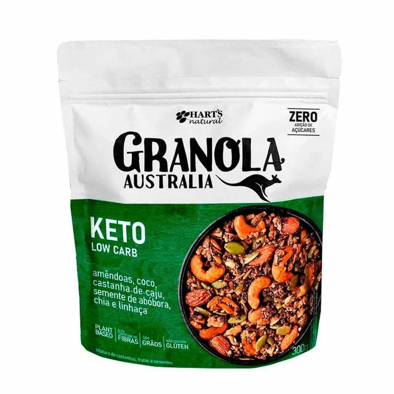 Granola Keto Australia Hart's Natural 300g - Meu Brasil On Line