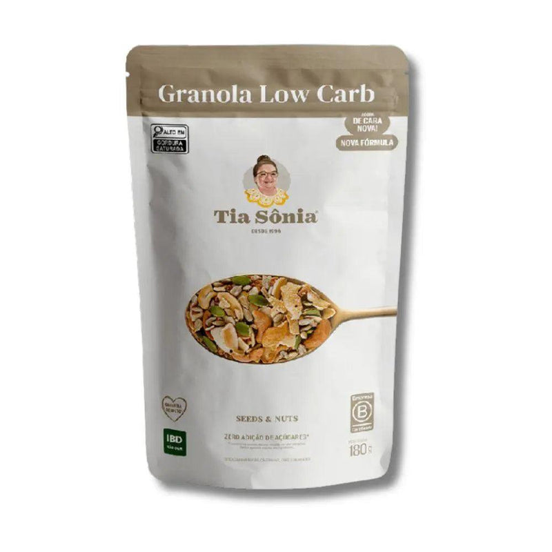 Granola Low Carb Tia Sônia 180g - Meu Brasil On Line