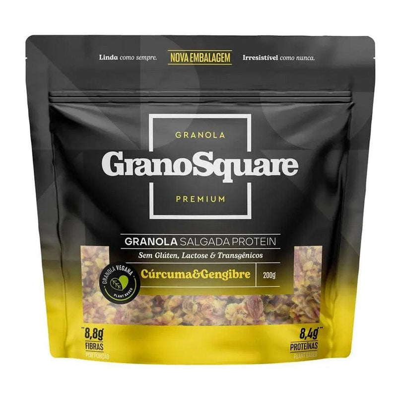 Granola Salgada Cúrcuma Gengibre Grano Square 200g - Meu Brasil On Line