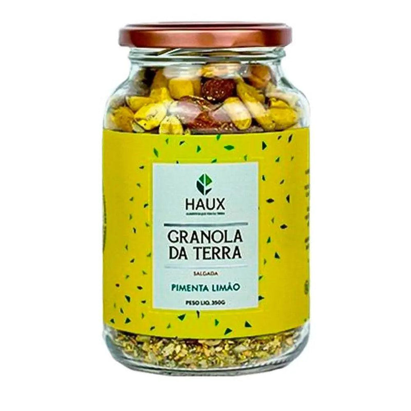 Granola Salgada Pimenta Limão Haux 350g - Meu Brasil On Line