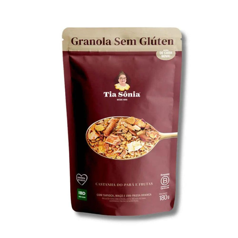 Granola Sem Glúten Tia Sônia 180g - MEUBRASILONLINE