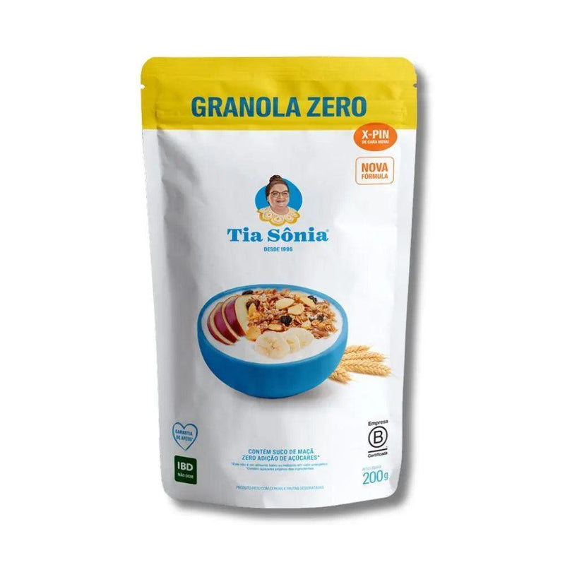 Granola Zero Tia Sônia 200g - MEUBRASILONLINE