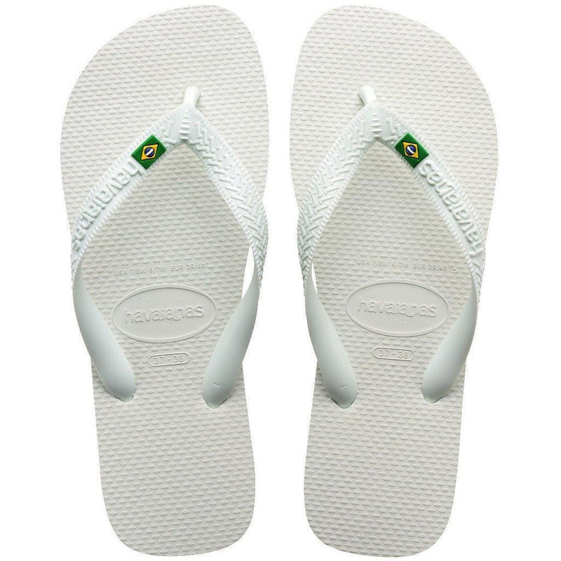 Havaianas Brasil Bandeirinha Branco - Meu Brasil On Line