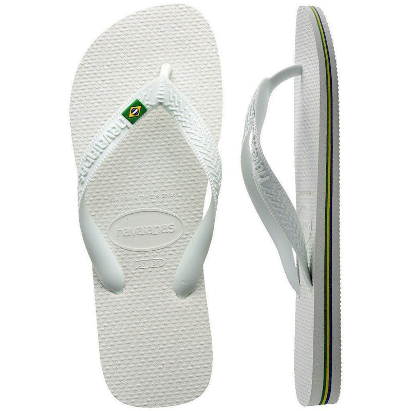 Havaianas Brasil Bandeirinha Branco - Meu Brasil On Line