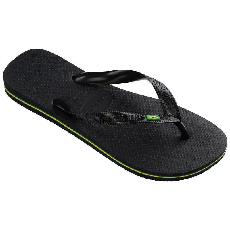 Havaianas Brasil Bandeirinha Preto - Meu Brasil On Line