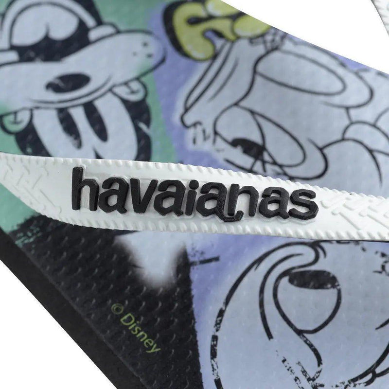 Havaianas Disney Stylish Preto Branco - MEUBRASILONLINE