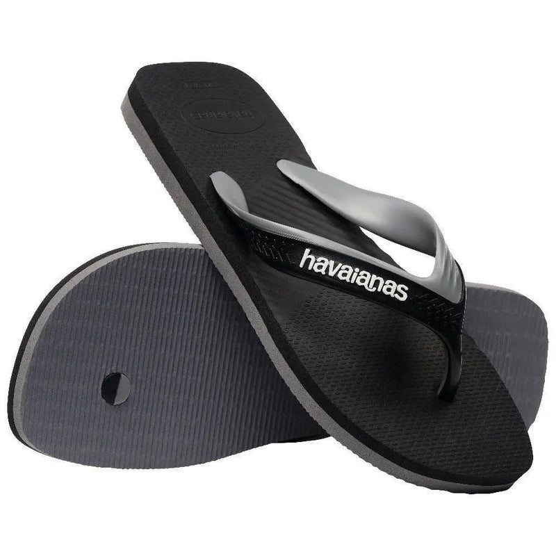 Havaianas Dual Preto Cinza - MEUBRASILONLINE