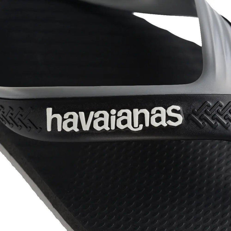 Havaianas Dual Preto Cinza - MEUBRASILONLINE