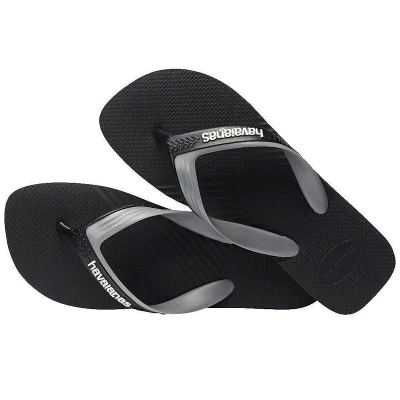 Havaianas Dual Preto Cinza - MEUBRASILONLINE