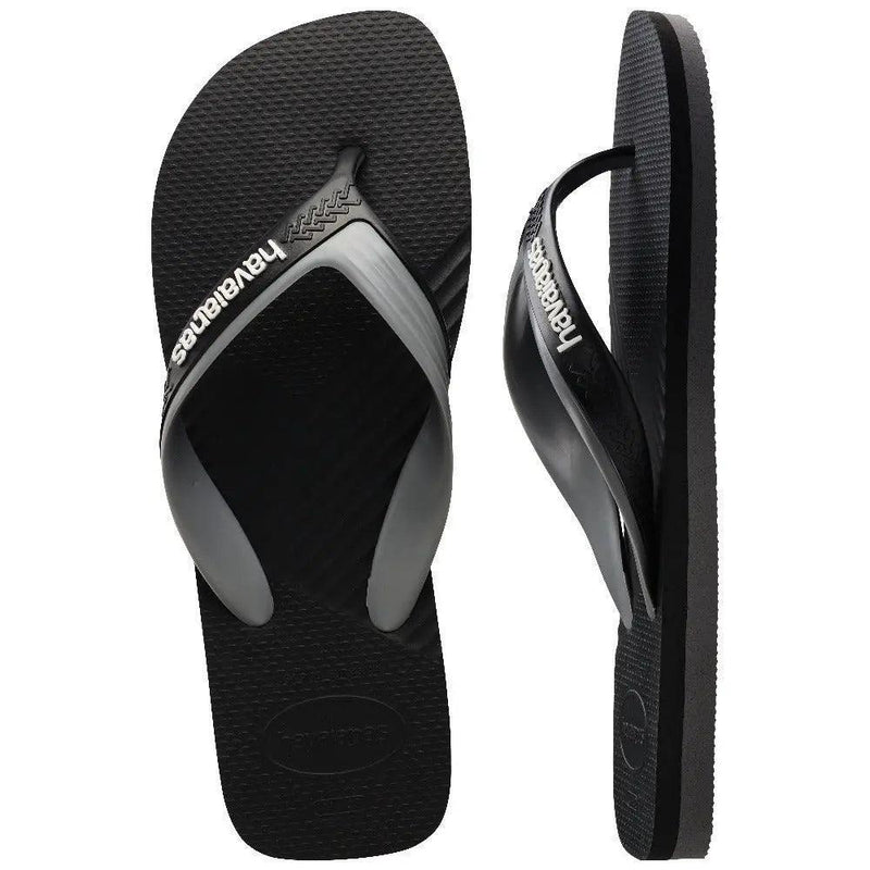 Havaianas Dual Preto Cinza - MEUBRASILONLINE