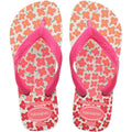 Havaianas Kids Flores Branco Rosa - MEUBRASILONLINE