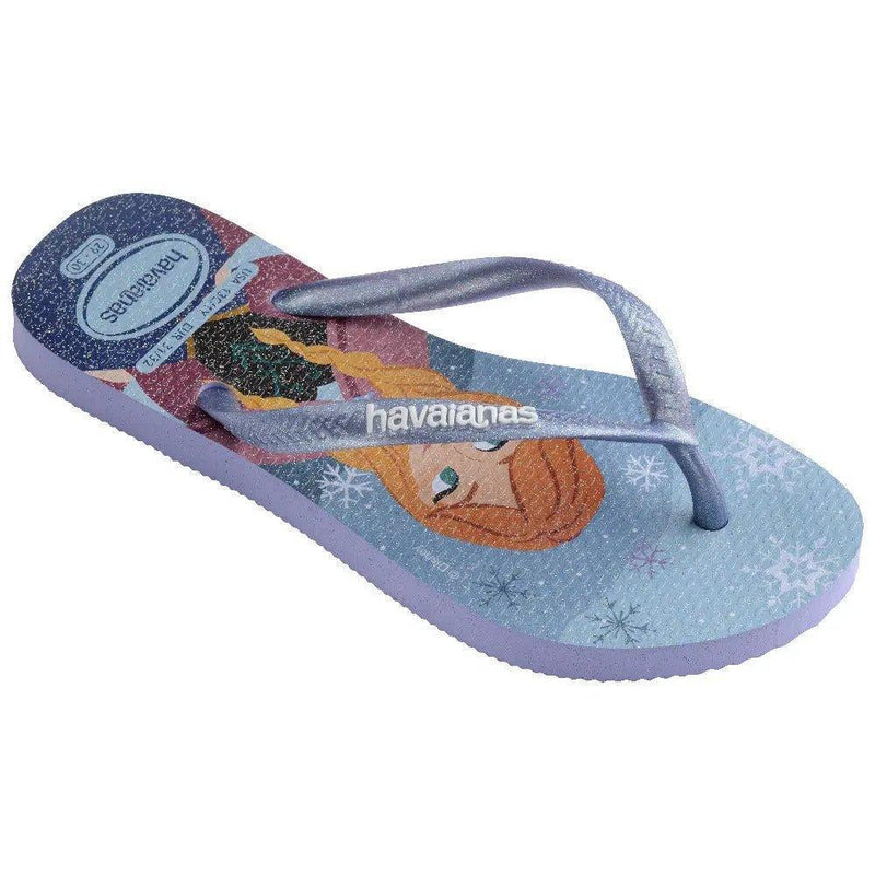 Havaianas Kids Slim Princess Frozen - MEUBRASILONLINE