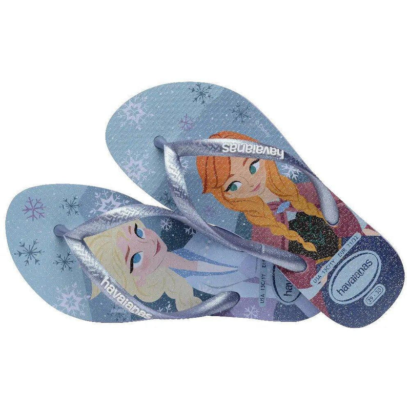 Havaianas Kids Slim Princess Frozen - MEUBRASILONLINE