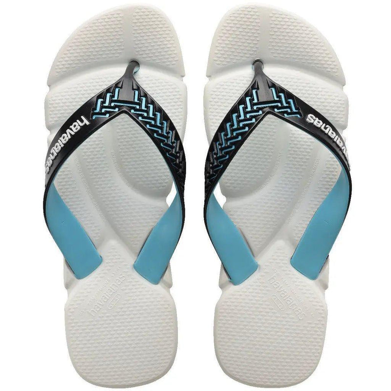 Havaianas Power 2.0 Branco Preto - MEUBRASILONLINE