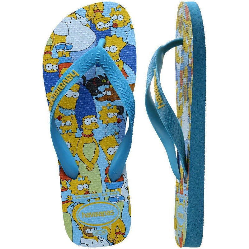 Havaianas Simpsons Turquesa - MEUBRASILONLINE