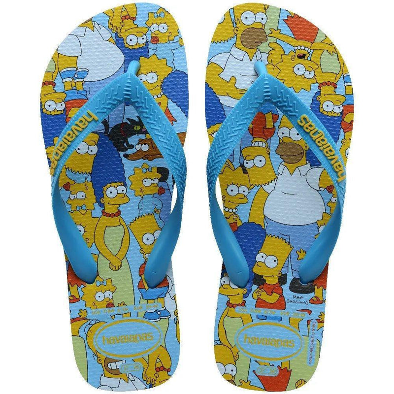 Havaianas Simpsons Turquesa - MEUBRASILONLINE